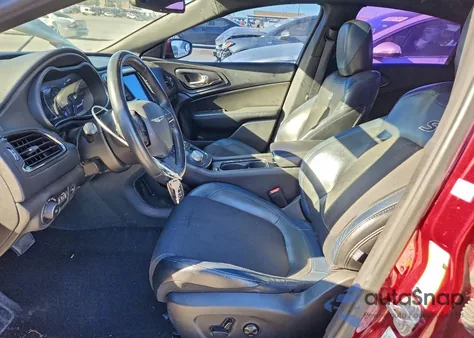 2016 Chrysler 200 S из США, поврежденный, VIN 1C3CCCDG0GN110450